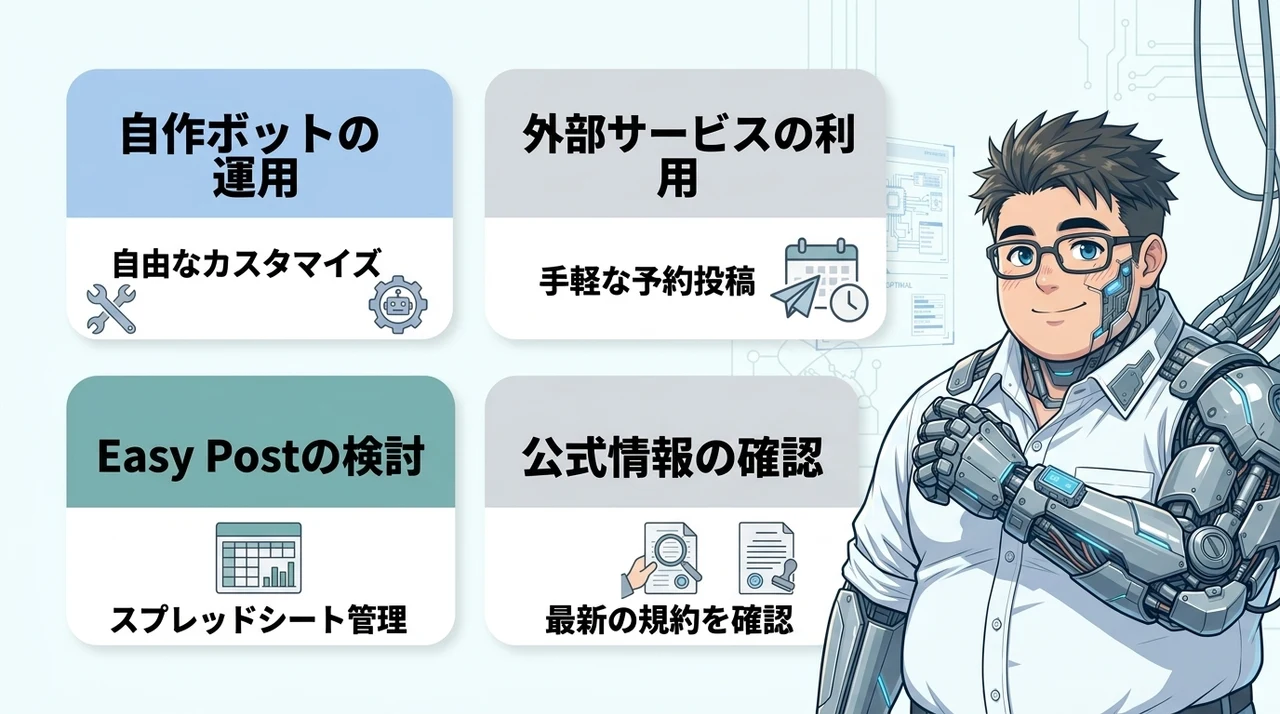 自動投稿ツールの選び方と導入時の注意点