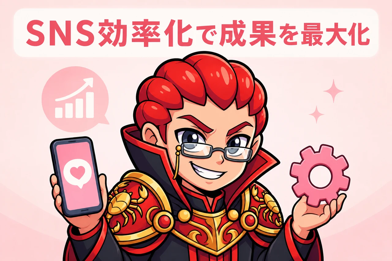 SNS運用を効率化するメリット