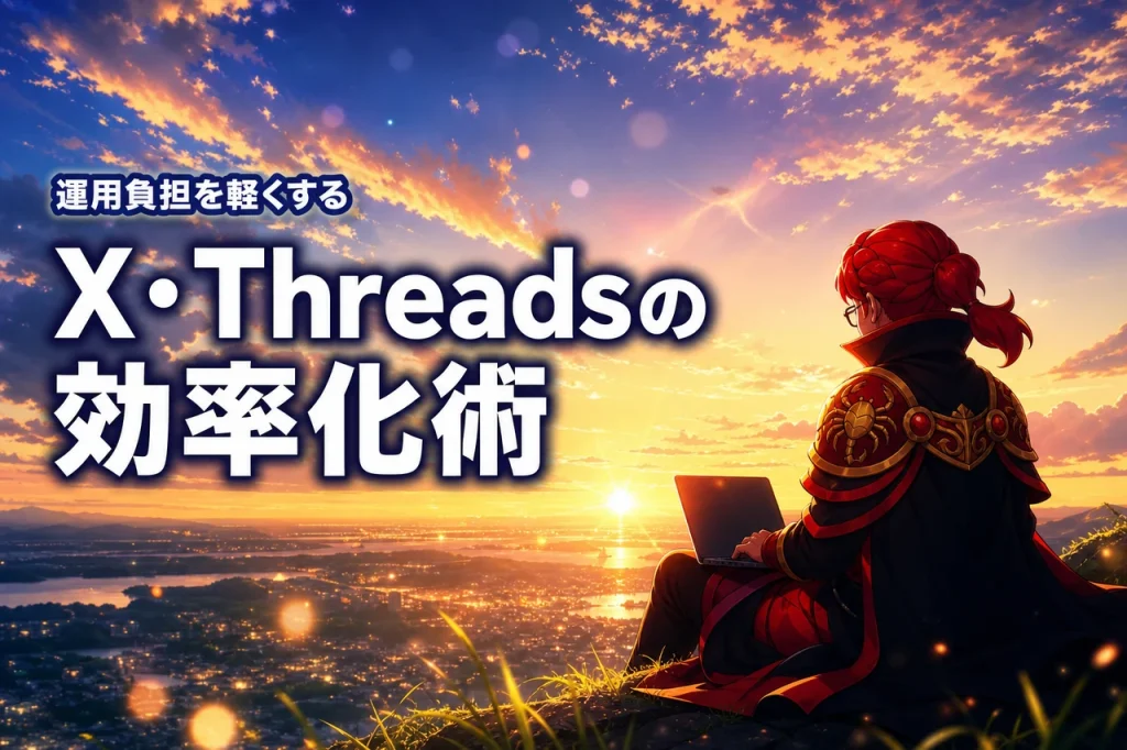 SNS運用が続かないのはなぜ？効率化でXやThreadsの投稿負担を軽減する方法